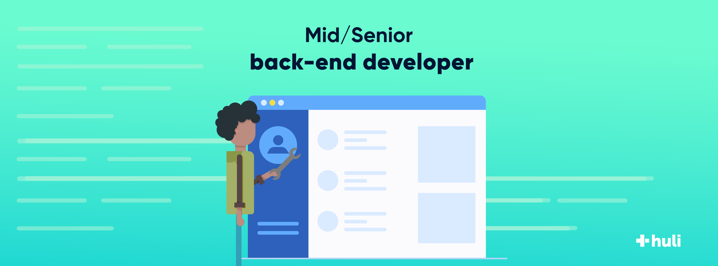 Buscamos Mid/Senior back-end developer